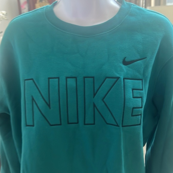 Nike classic Men's Teal Sweater - Picture 2 of 7